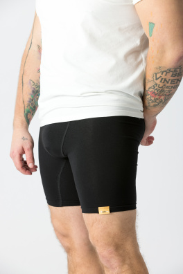 GoldBee Boxerky Dlouhé Black