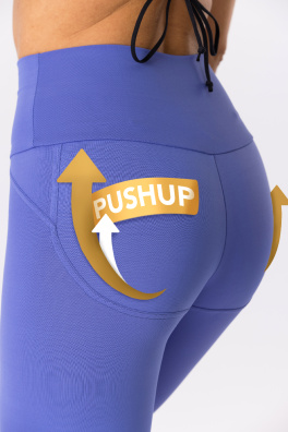 GoldBee Legíny Push-Up AirForce Blue