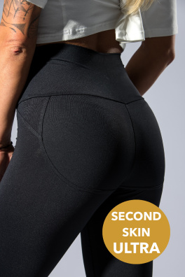 GoldBee Legíny Push-Up Second Skin Black (Barva Black, Velikost 3XL)