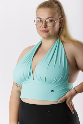 GoldBee Plavky Vrchní Díl Milf Mint Green