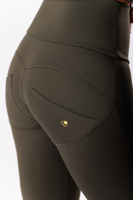 GoldBee Legíny Push-Up Pro Lycra Army (Barva Army, Velikost 3XL)